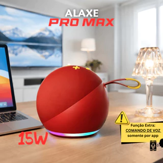 Caixa de Som ALAXE PRO MAX c/ COMANDO DE VOZ POR APP Bluetooth em Oferta na Shopee