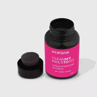 Esponja Removedora de Esmalte - Clean My Nails To Go 75ml em Oferta na Shopee