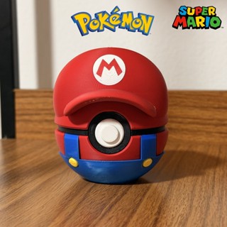 Super Mario Bros Versão Pokebola Brinquedo Decoração Colecionável em Oferta na Shopee