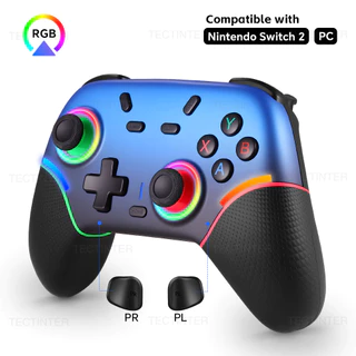 Controlador Sem Fio Compatível Com Bluetooth Para Nintendo Switch/2/PS4/PS3 Gamepads Controles De PC Joystick Andriod/IO