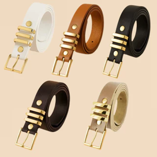 Kit2 Cinto Feminino Ultrafino 1,5cm – 107cm Ajustável | Design Elegante em 5 Cores Clássicas