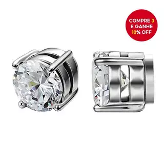 Brincos Magnéticos De Zircão Com Clipe Para Homens E Mulheres , Joias De Orelha Falsas Sem Piercing em Oferta na Shopee