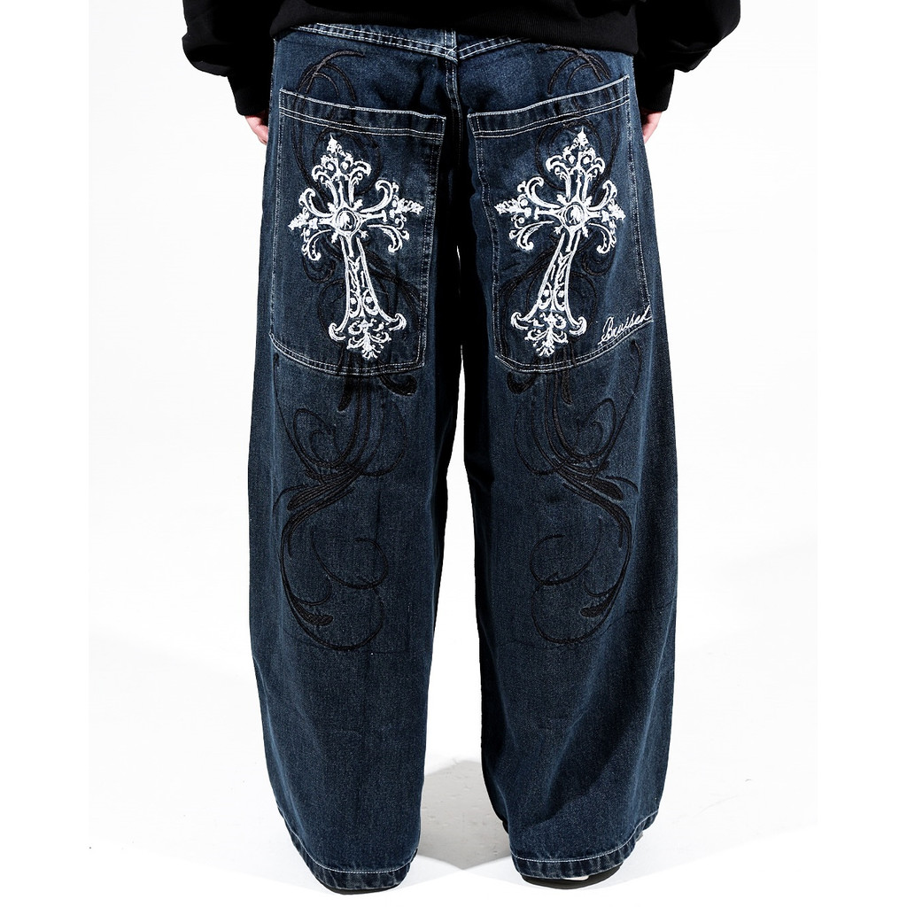 Baggy Jeans Punk American Mens Harajuku New street Printing Big