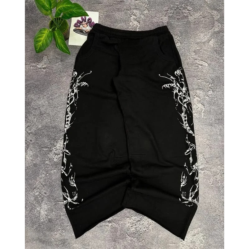 Y2K Punk Jeans Leisure Oversized Unissex High Street Moda Japonesa