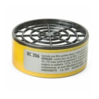 Cartucho para máscara respiratória - RC-206 - Carbografite em Oferta na Shopee