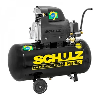 Compressor de ar 8,6 pés 50L 2 hp 120 libras - Pratiko CSI Schulz em Oferta na Shopee