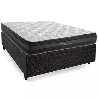 Cama Baú Casal Herval Palermo, Molas Ensacadas, 74x138x188 cm em Oferta na Shopee