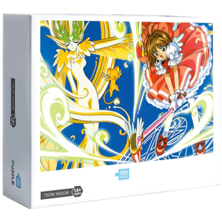 Novo Kinomoto Sakura Cardcaptor Syaoran Li 300 500 1000 Peças Quebra-Cabeça Decoração Para Casa Jogo Presente C