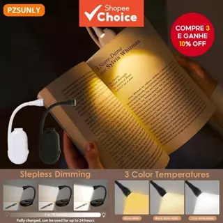 Mini LED Recarregável Para Cuidados Com Os Olhos Clipe Livro Luz Noturna 360 ° De Leitura Ajustável em Oferta na Shopee