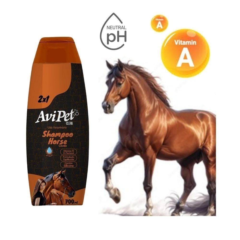 Shampoo Para Cavalos Bomba Para Crescer Cabelo Humano Avipet Horse ...