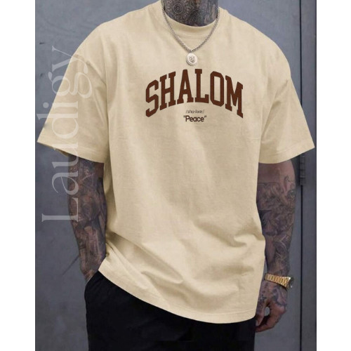 Camiseta Camisa Masculina Shalom 100% Algodão Lançamento | Shopee