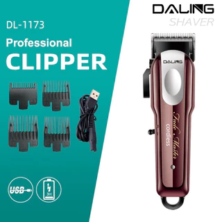 Máquina de Cortar Cabelo Sem Fio Profissional DALING DL-1173