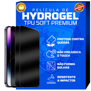 Kit com 3 Unidades Película Hidrogel HD Samsung Galaxy – Todos os Modelos A, S, M, Note, Ultra – Linha Completa
