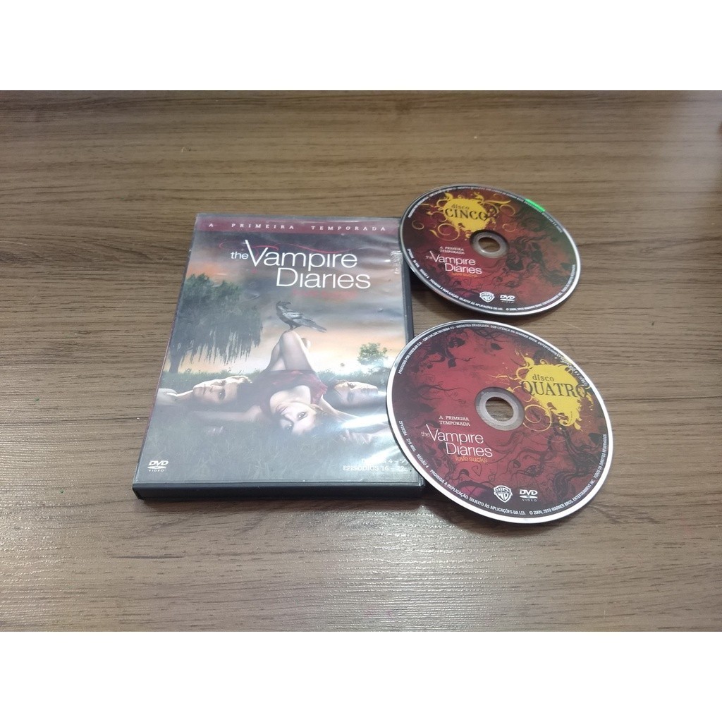 BOX DVD THE VAMPIRE DIARIES - PRIMEIRA TEMPORADA - ORIGINAL | Shopee Brasil