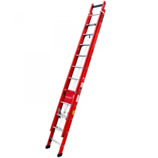 Escada de fibra de vidro extensível 3,90 x 6,60 m 24 degraus EFR9930 Rotterman em Oferta na Shopee