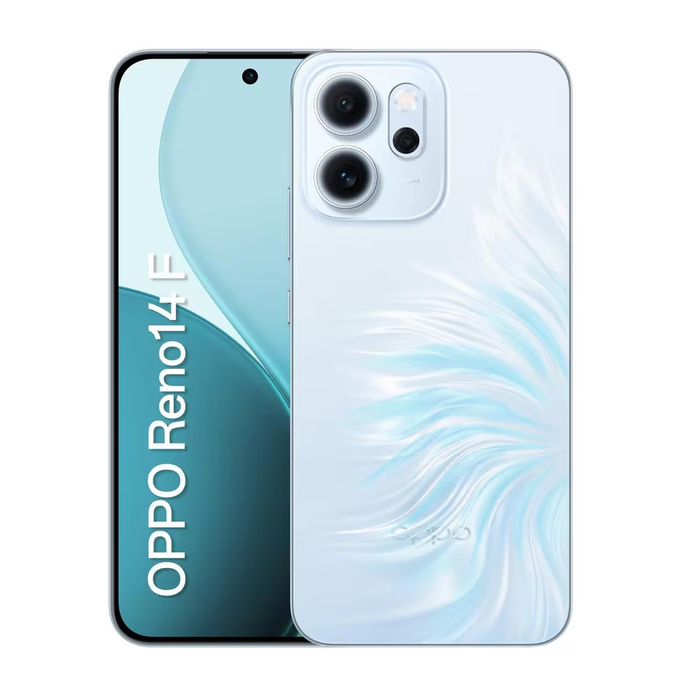 Smartphone Reno 14F 5G Tela 6,57 256GB Câmera 50MP Azul Cintilante OPPO em Oferta na Shopee