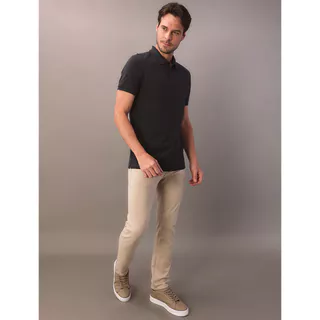 Camisa Polo Masculina Básica Sem Friso Calvin Klein - Azul Marinho em Oferta na Shopee
