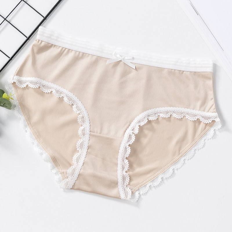 especial Calcinha de renda Sexy rosca feminina de seda gelada, cuecas esportivas nádegas, desejo puro, t