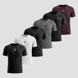 Kit 6 Camisetas Mais Procuradas Alpha Co