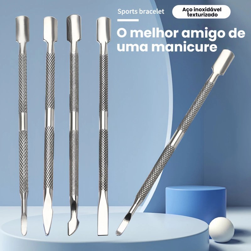 Kit de 4 Peças de Manicure Inox Completo – Alicate de Corte Unha ...