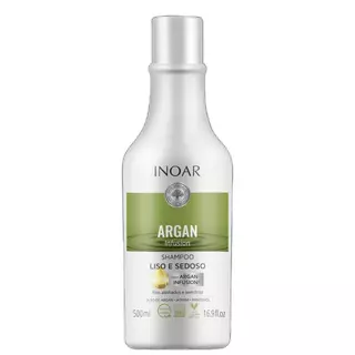 INOAR ARGAN INFUSION LISO E SEDOSO SHAMPOO 500ML em Oferta na Shopee