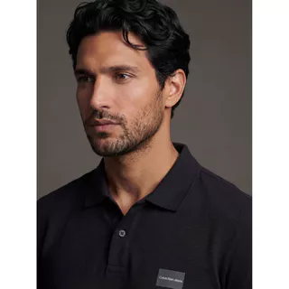Polo Logo Ckj Retangulo - Preto em Oferta na Shopee