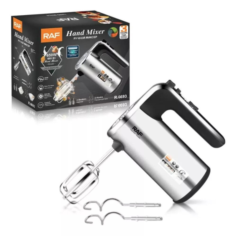 Batedeira Elétrica Inox De Mão Profissional Batedor De Evos Elétrico ...