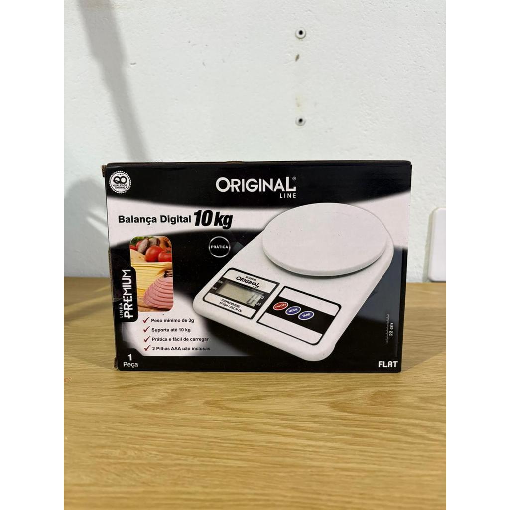 Balança digital 10kg branca | Shopee Brasil