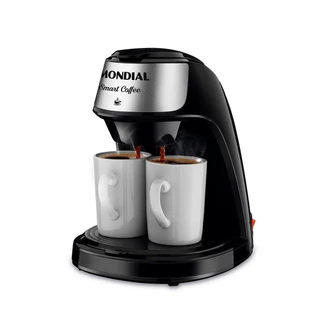Cafeteira elétrica 2 xícaras preta Smart Coffee - C-42-2X-BI - Mondial em Oferta na Shopee