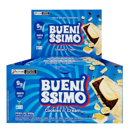 Barra Buenissimo Display Com 12 Unidades De 50g Under Labz