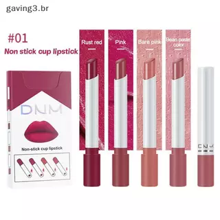 [GAVBR] 4 Pçs/Set Maquiagem Lipsti Cosméticos Coreanos Sexy Lip Tint Gloss À Prova D'água Maquillaje Fosco De Longa Dura em Oferta na Shopee