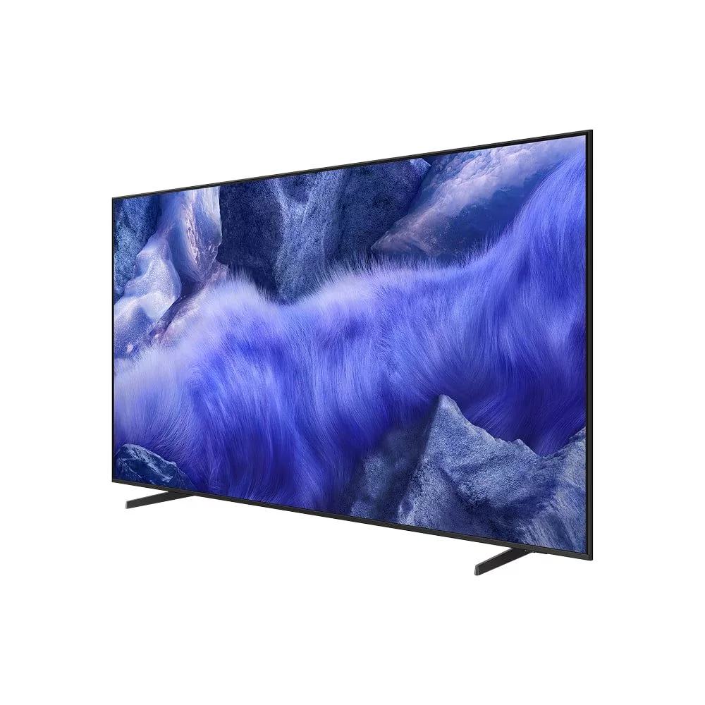 Conjunto TV e soundbar em sala de estar moderna