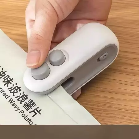 Mini Selador Portátil De Saco 2 Em 1 Magnético De Calor Recarregável