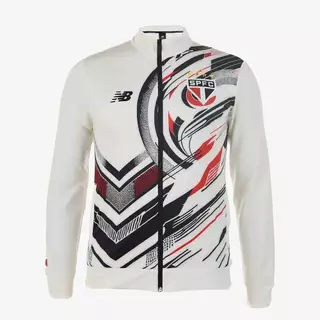 Jaqueta São Paulo Pré Jogo New Balance 25/26 Branca