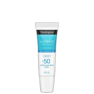 Neutrogena Sun Fresh Hydro Boost FPS50 Sem Cor - Protetor Solar Facial 40ml em Oferta na Shopee