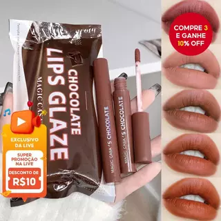 MAGIC CASA 5pcs Nude Velvet Makeup Lip Gloss Set , À Prova D'água E De Longa Duração em Oferta na Shopee