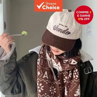 Boné De Beisebol De Casal De Veludo Moderno – Chapéu De Sol Unissex Bordado Para Streetwear E Proteção Solar ​ em Oferta na Shopee