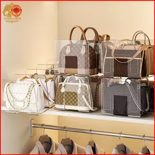 [RG1] 3/4 Grades Femininas Bolsa Divisora De Armazenamento Prateleira Display De Plástico Transparente Ra Para Armário D em Oferta na Shopee