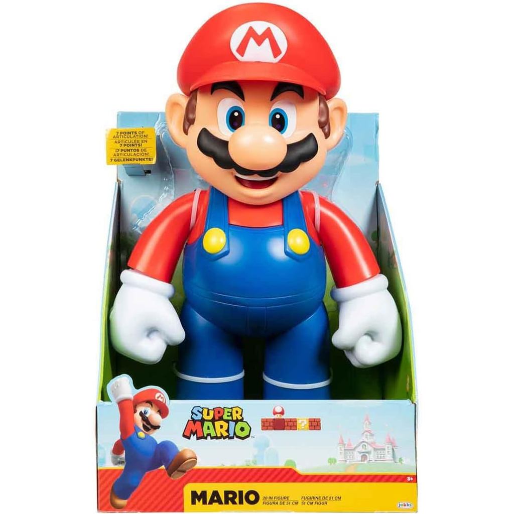 Super Mario, Boneco Mario Gigante De 51cm Articulado - Sunny em Oferta na Shopee