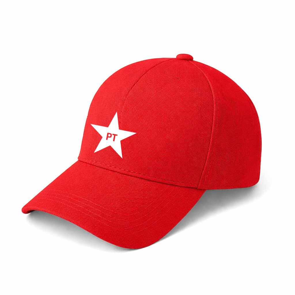Boné PT Lula Eleição Regulável | Shopee Brasil