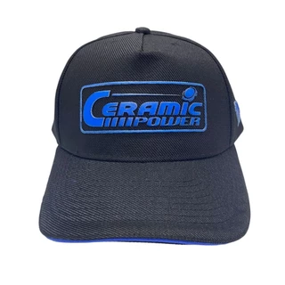 Boné Ceramic Power Impulse Preto Azul Aba Curva com Regulagem