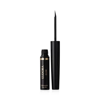 Eudora Glam Delineador Líquido Para Olhos Super Preto  3ml em Oferta na Shopee