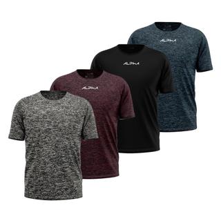 Kit 4 Camisetas New Fluid Dry Alpha Co Masculina | Shopee Brasil