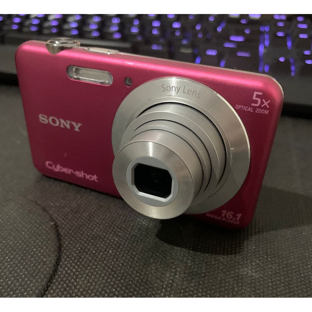 camera digital sony cyber shot dsc w800 preta em Promoção na