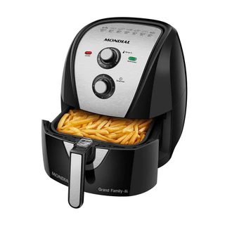 Fritadeira Elétrica Sem Óleo Air Fryer Mondial AFN-60 6L em Oferta na Shopee