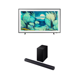 Samsung Vision AI TV 50" The Frame 4K LS03F + Soundbar Samsung HW-B450F em Oferta na Shopee