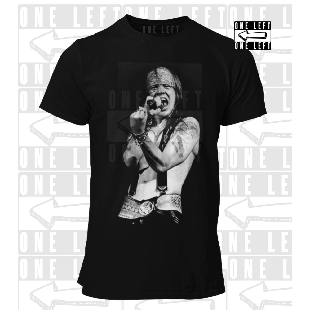 Camiseta Guns N Roses Axl Rose Camisa Unissex 100% Algodão Rock In