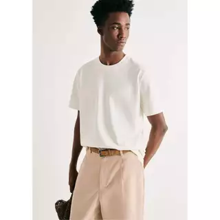 Camiseta Masculina Regular Texturizada em Oferta na Shopee