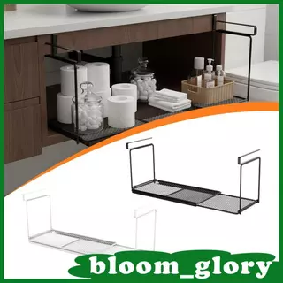 [Bloom_glory] Prateleira Sob O Armário Fácil De Instalar Rack Organizador Multiuso A Expansível Para , Despensa , Organi em Oferta na Shopee