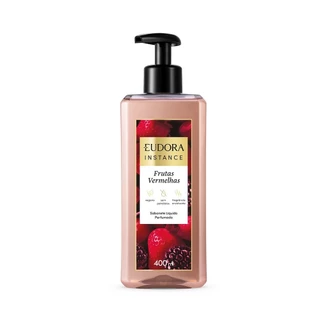 Eudora Instance Sabonete Líquido Corporal Frutas Vermelhas 400ml em Oferta na Shopee